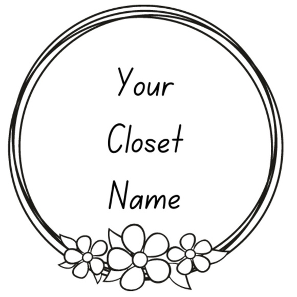 Custom closet stickers - 120 - Picture 1 of 1